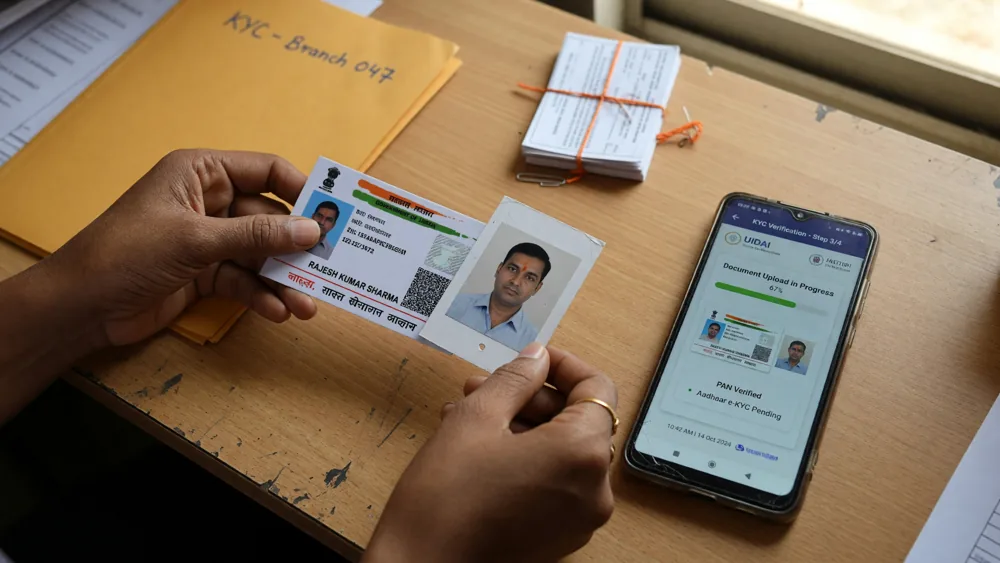 KYC verification walkthrough illustration — the documents-keeping step referenced for KYC readiness