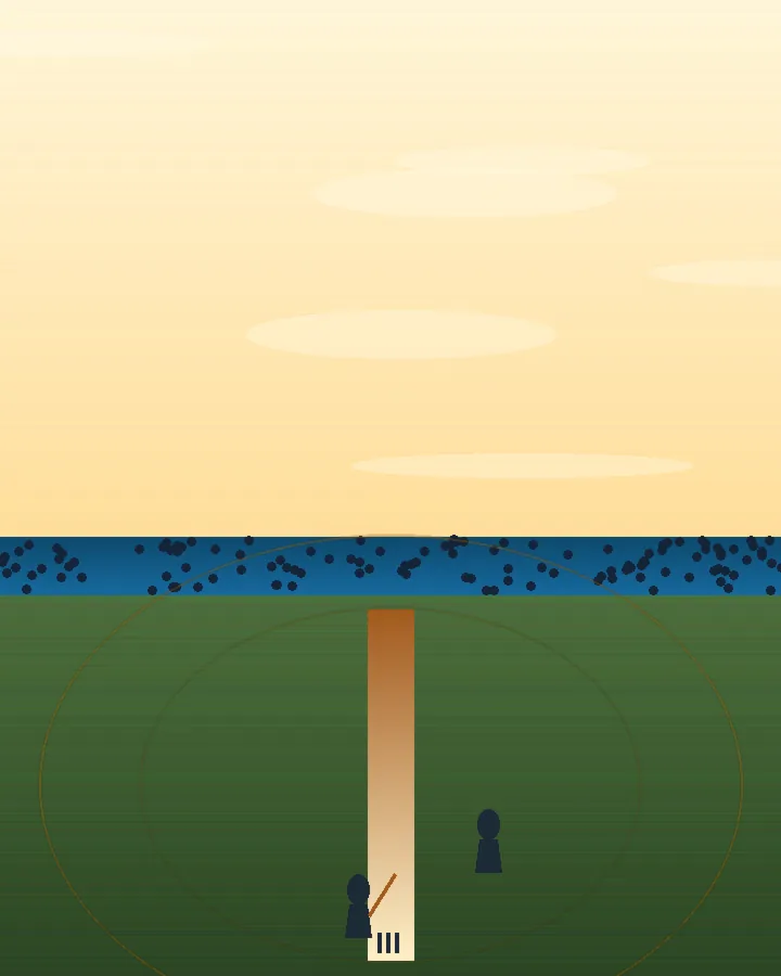 Editorial portrait of an all-rounder batting