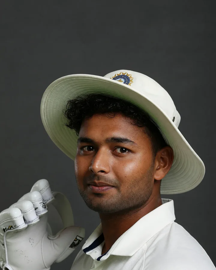 Editorial portrait of a wicket-keeper batsman